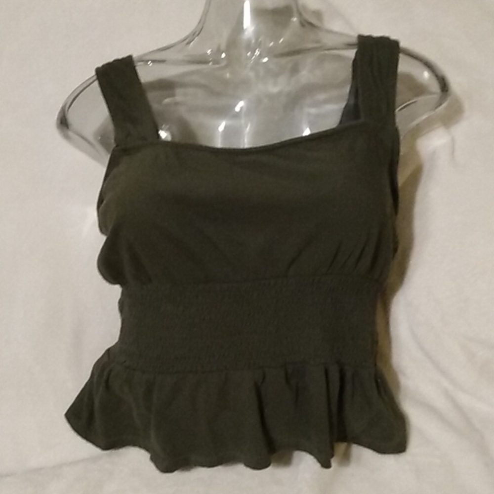 Express hunter green tank top
